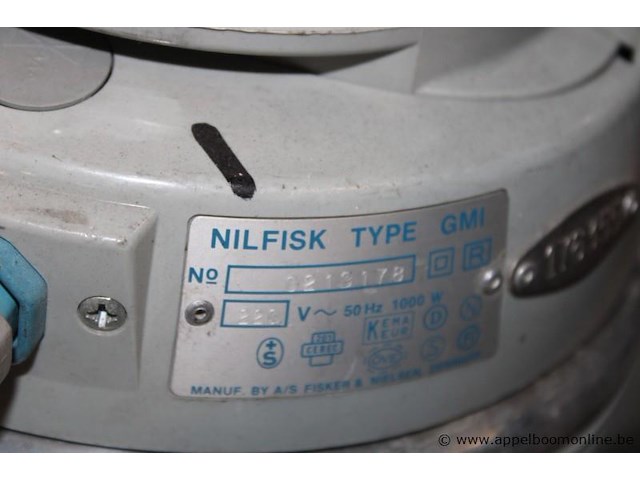Industriële stofzuiger, nilfisk, gmi, 1000w, werking niet gekend - afbeelding 2 van  2