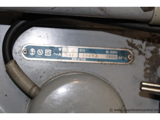 Industriële stofzuiger, nilfisk, gs82, 1400w, 220v, werking niet gekend - afbeelding 3 van  3