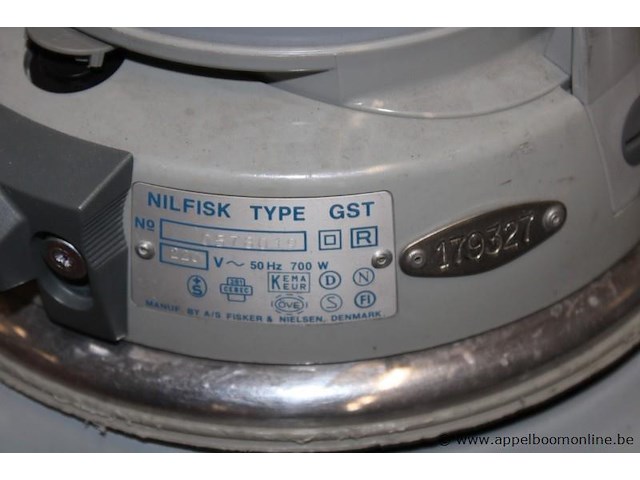 Industriële stofzuiger, nilfisk, gst, 220v, 700w, werking niet gekend - afbeelding 2 van  2