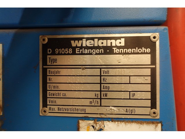 Industriële stofzuiger wieland - afbeelding 3 van  7
