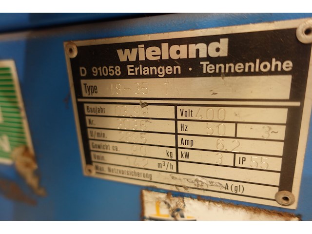 Industriële stofzuiger wieland - afbeelding 4 van  7