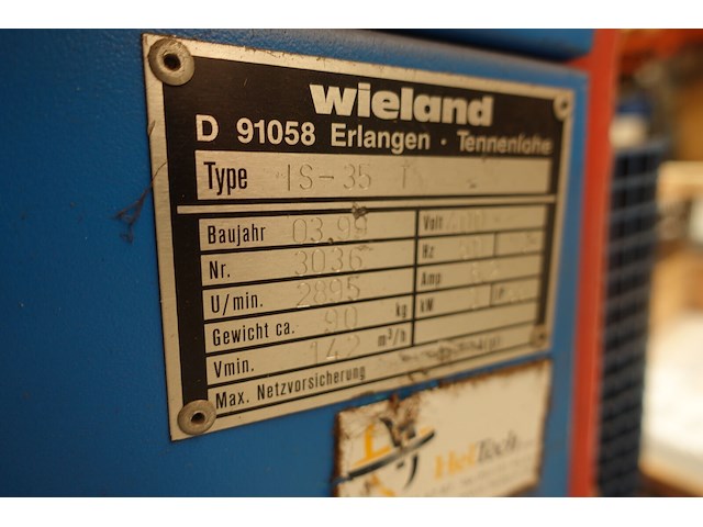 Industriële stofzuiger wieland - afbeelding 5 van  7