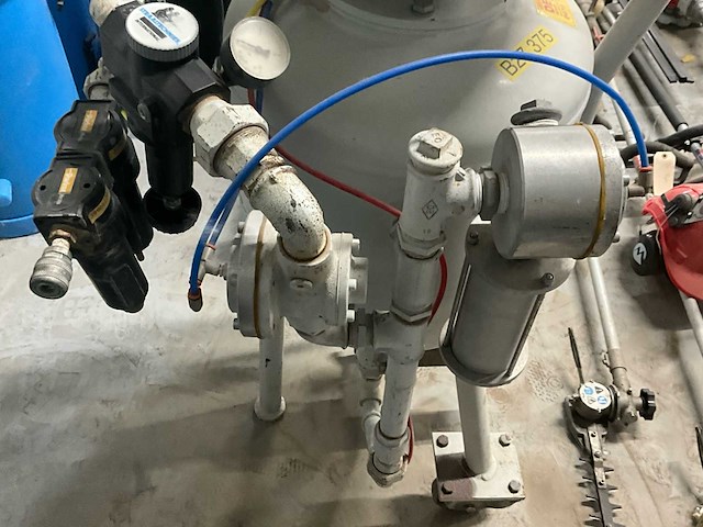 Industriële straalketel / mobiele zandstraalinstallatie – 50 liter - afbeelding 9 van  9