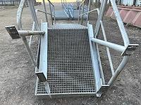 Industriële trap uit inox - afbeelding 5 van  7