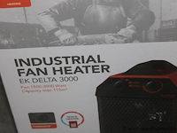 Industriële ventilator kachel, eurom, ek delta 3000, 1500-3000 watt, werking niet gekend - afbeelding 2 van  2