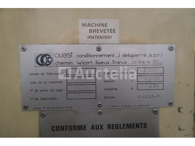 Industriële verpakkingsmachine west conditioning fa650c18 - afbeelding 13 van  19