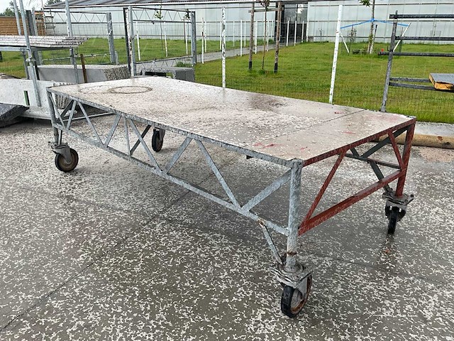 Industriële verrijdbare werktafel - afbeelding 2 van  2