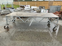 Industriële verrijdbare werktafel - afbeelding 2 van  3