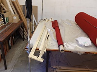 Industriële verticale textielsnijmachine maimin + lange afroltafel - afbeelding 8 van  9