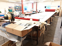 Industriële verticale textielsnijmachine maimin + lange afroltafel - afbeelding 9 van  9