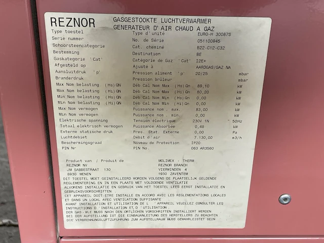 Industriële verwarming rernor - afbeelding 6 van  11