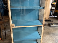 Industriele vitrine kast - afbeelding 1 van  2