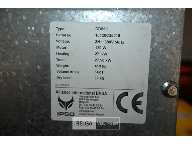 Industriële wasmachine ipso - afbeelding 6 van  6