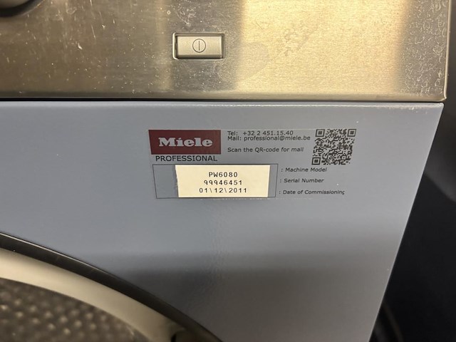 Industriele wasmachine miele professional pw6080 - afbeelding 3 van  5