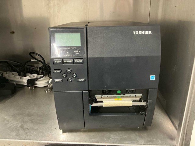 Industriële weegschaal met labelprinter - afbeelding 3 van  4