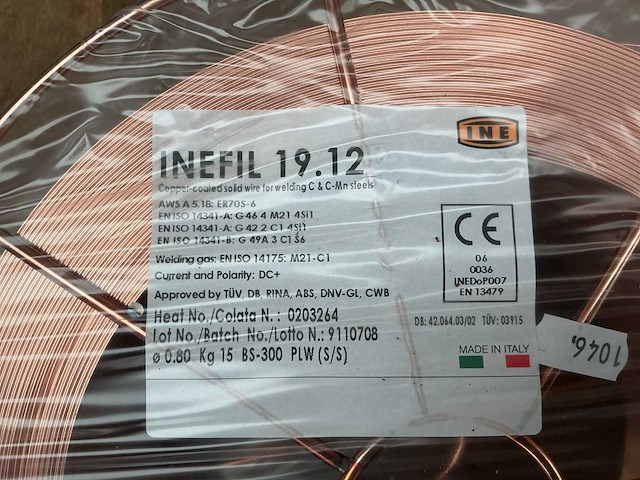 Inefil 19.12 lasdraadspoel 15 kg - afbeelding 2 van  2