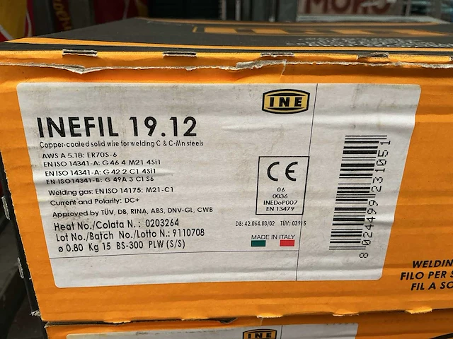 Inefil 19.20 lasdraadspoel 15 kg - afbeelding 1 van  2