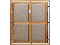 Ineke ten kaate - une française bleue - acryl op doek - 120x100 cm - afbeelding 7 van  7