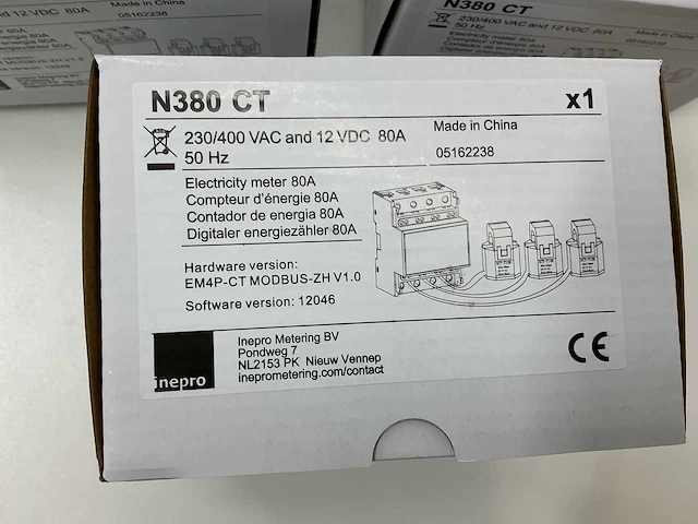 Inepro n380ct digitale 3-fase energiemeter (10x) - afbeelding 4 van  4