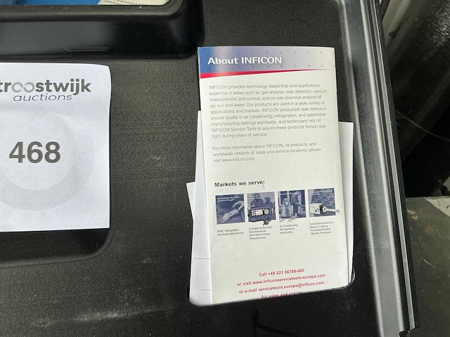 Inficon d-tek co2 koelmiddel lekdetector - afbeelding 4 van  5