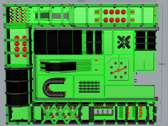 Inflatable park hindernisbaan & springkussen - afbeelding 6 van  6