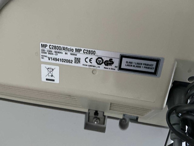 Infotec mp c2800 kopieerapparaat - afbeelding 5 van  13