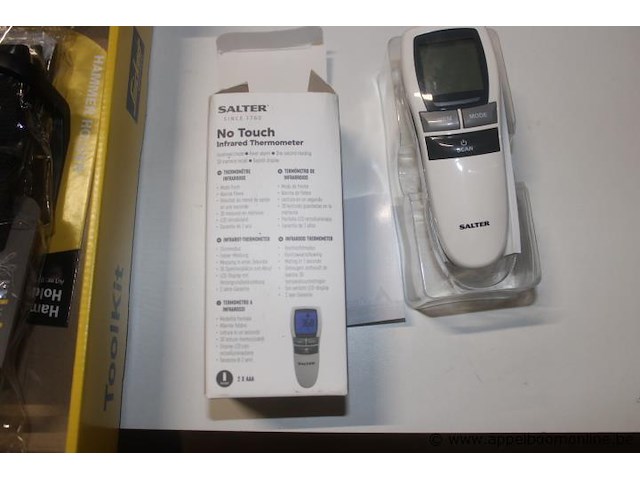 Infrarood thermometer, salter, no touch infrared thermometer, werking niet gekend - afbeelding 2 van  2