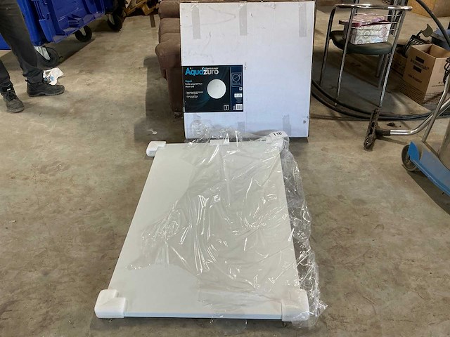 Infrarood warmteplatform f1207 + ronde spiegel aquazuro - afbeelding 1 van  5