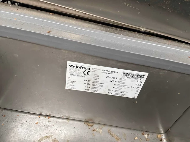 Infrico vip1980b/3c+ saladette - afbeelding 5 van  5
