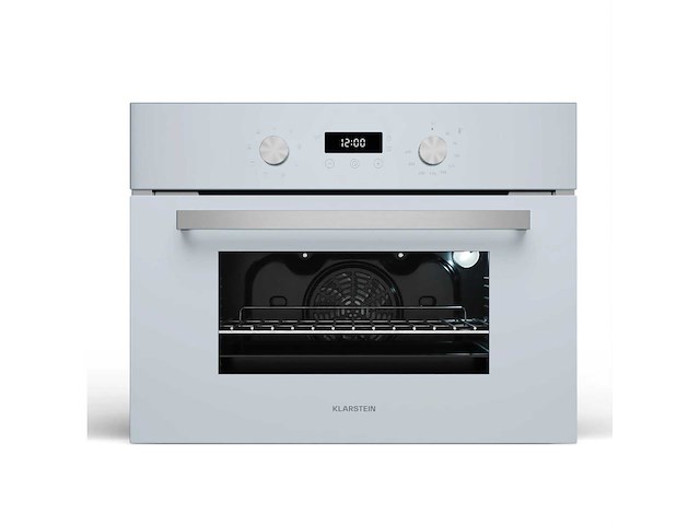 Ingebouwde compacte oven, 45 cm, 41 liter, 8 functies, afneembare glazen deur, timer - afbeelding 1 van  6