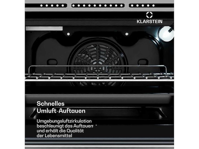 Ingebouwde compacte oven, 45 cm, 41 liter, 8 functies, afneembare glazen deur, timer - afbeelding 4 van  6