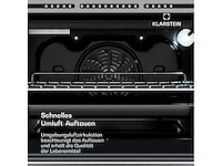 Ingebouwde compacte oven, 45 cm, 41 liter, 8 functies, afneembare glazen deur, timer - afbeelding 4 van  6