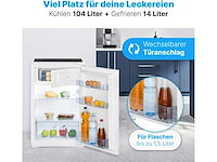 Ingebouwde koelkast en vriezer 118l witte kse7810 - afbeelding 3 van  7