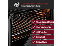 Ingebouwde oven met display klasse a zwart bomann ebo7911-zwart - afbeelding 4 van  7