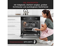 Ingebouwde oven met display klasse a zwart bomann ebo7911-zwart - afbeelding 5 van  7
