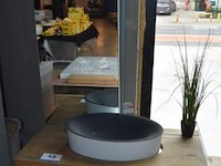 Ingebouwde wasbak plus spiegel 54x34, 102x50 - afbeelding 1 van  3