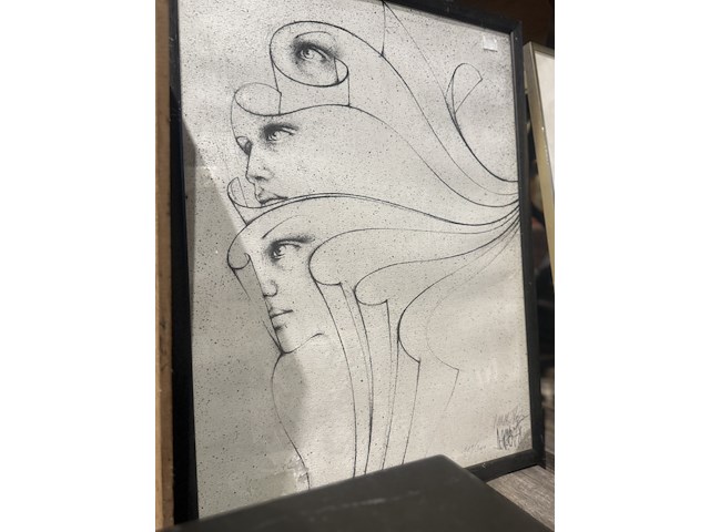 Ingekaderde schets - afbeelding 3 van  3