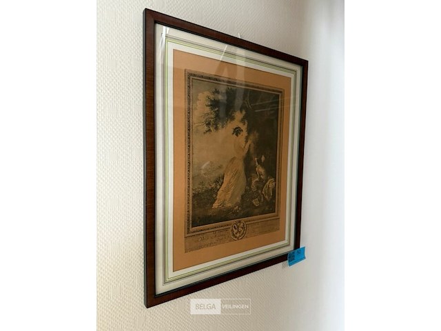 Ingelijst kunstwerk - afbeelding 2 van  2
