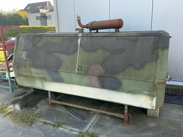 Ingersoll-rand co p-250-w-d-m-h268 deutz diesel motor luchtcompressor - afbeelding 12 van  20