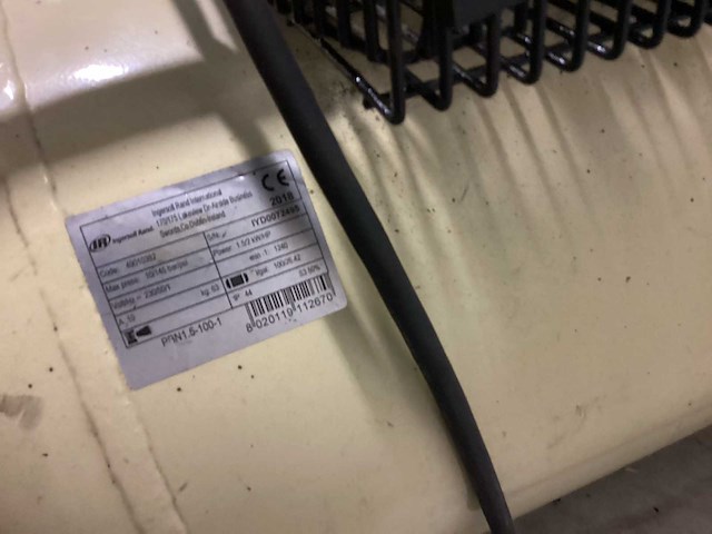 Ingersoll rand luchtcompressor - afbeelding 3 van  3