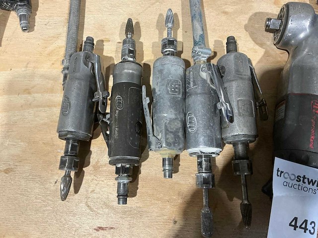 Ingersoll rand pneumatische hand slijpmachine + haakse ratel (6x) - afbeelding 2 van  7