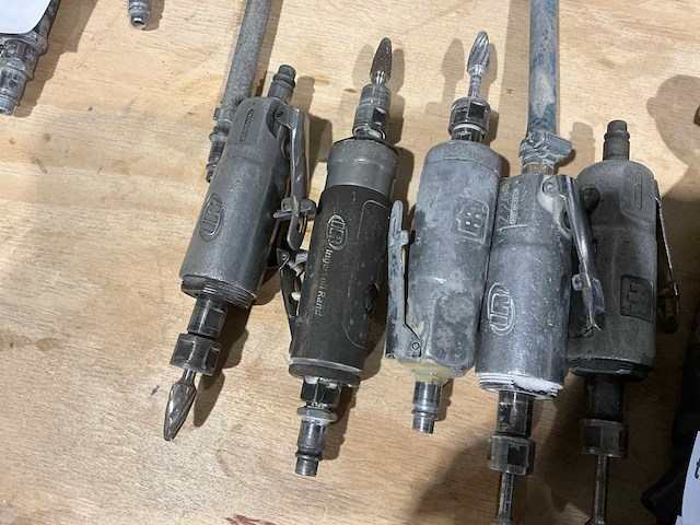 Ingersoll rand pneumatische hand slijpmachine + haakse ratel (6x) - afbeelding 4 van  7