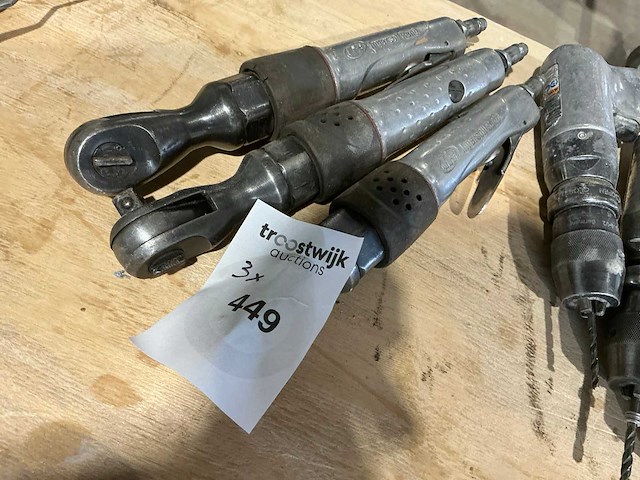 Ingersoll rand pneumatische ratelmachine (3x) - afbeelding 4 van  5