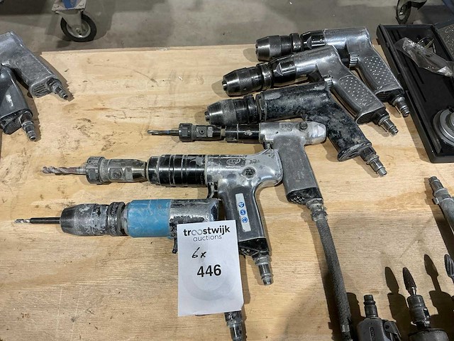 Ingersoll rand pneumatische schroef-/boormachine (6x) - afbeelding 1 van  6