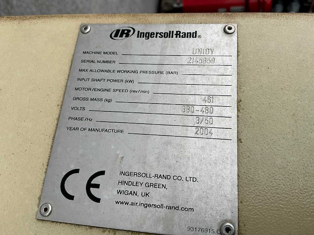 Ingersoll rand unigy luchtcompressor - afbeelding 5 van  6