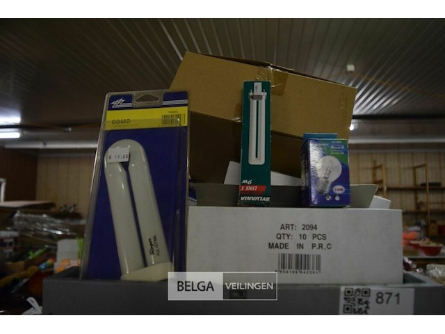 Inhoud 2 bokkeb partij div modellen lampen - afbeelding 1 van  4