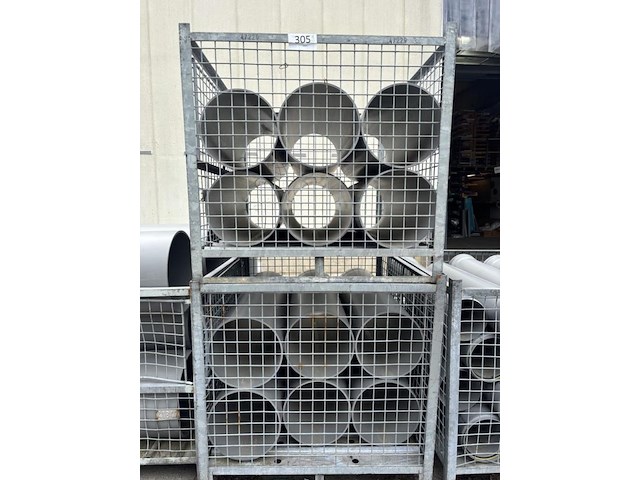 Inhoud 2xbak pvc u-riool excl bak - afbeelding 1 van  2