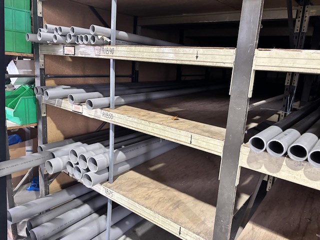 Inhoud 6m rek druk-en pvc buizen - afbeelding 3 van  12