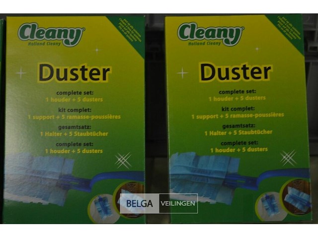 Inhoud bak ±35 duster stofzwabbers - afbeelding 2 van  2