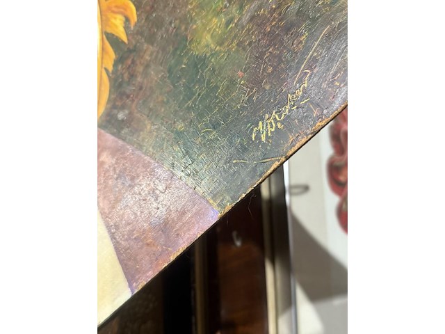 Inhoud bak diverse schilderijen en kaders - afbeelding 5 van  7